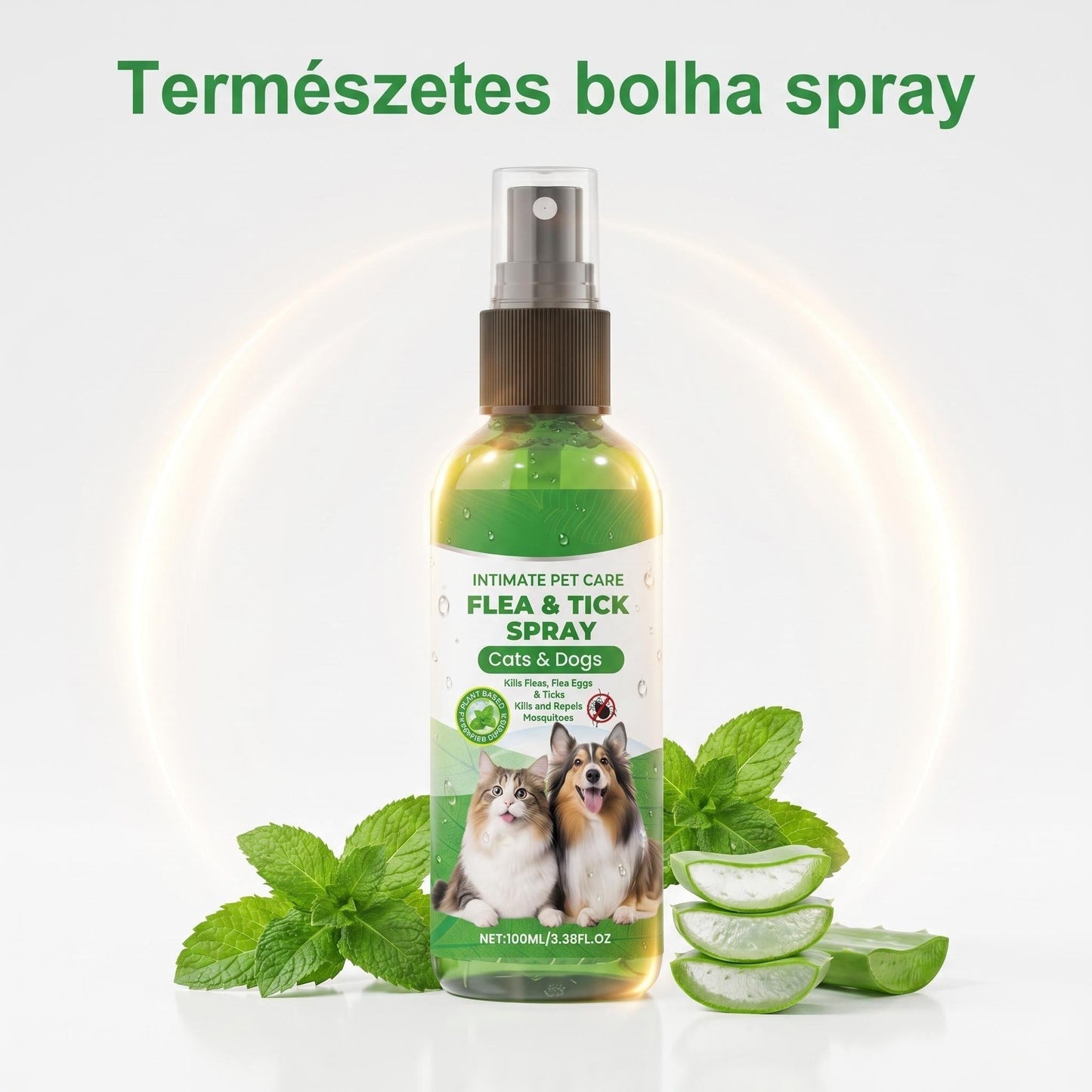 🔥1+1 ingyenes🌿Természetes bolha- és kullancsirtó spray🐾Borsmenta és teafaolajos kártevőriasztó spray – Nyugtatja az irritált bőrt, széles spektrumú védelem!