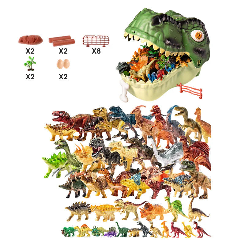 🦖 Oktató és szórakoztató dinoszaurusz játék szett 🧠-IDŐKORLÁTOZOTT AKCIÓ 🏷️