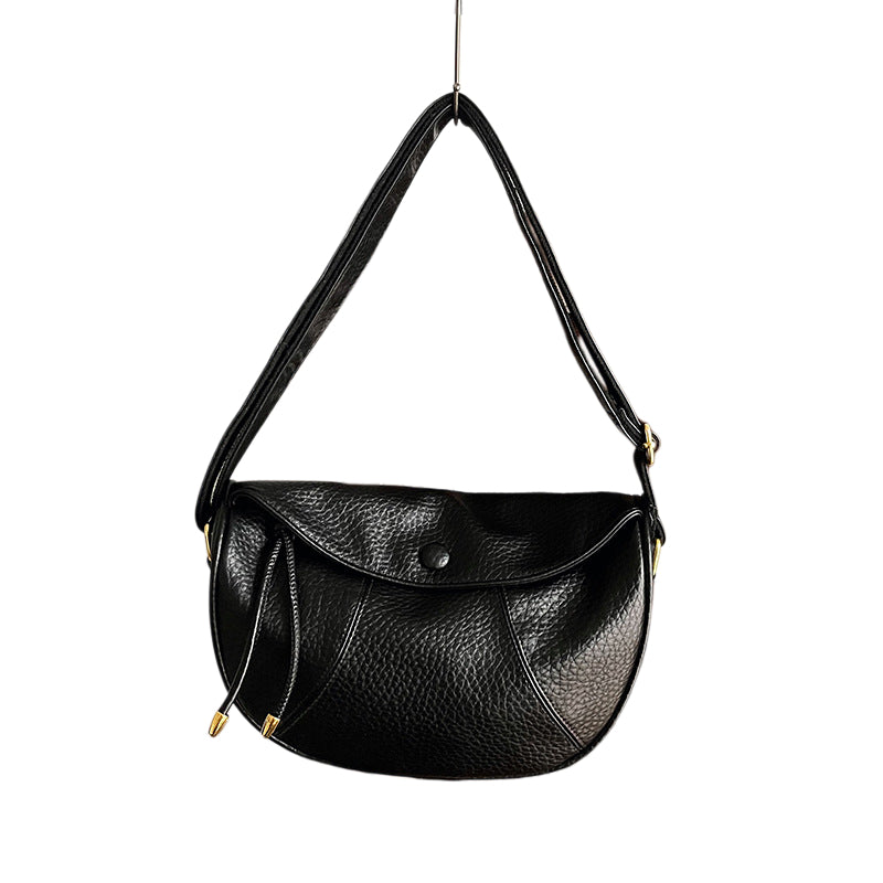 đ30% ĂĄrcsökkentĂ©sâš Minimalista fĂ©lhold alakĂș tĂĄskađ„ Divatos gombĂłc formĂĄjĂș nĆi tĂĄska â ElegĂĄns PU bĆr vĂĄlltĂĄska!