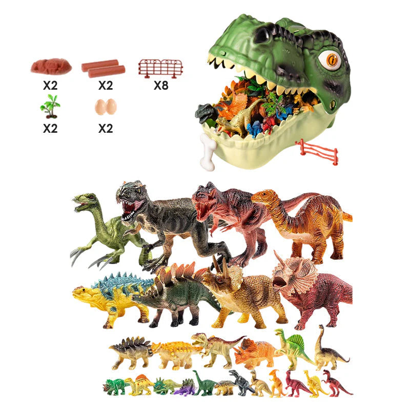 🦖 Oktató és szórakoztató dinoszaurusz játék szett 🧠-IDŐKORLÁTOZOTT AKCIÓ 🏷️