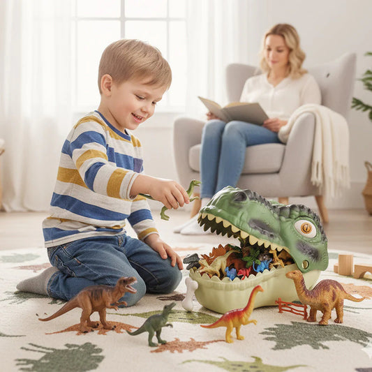 🦖 Oktató és szórakoztató dinoszaurusz játék szett 🧠-IDŐKORLÁTOZOTT AKCIÓ 🏷️