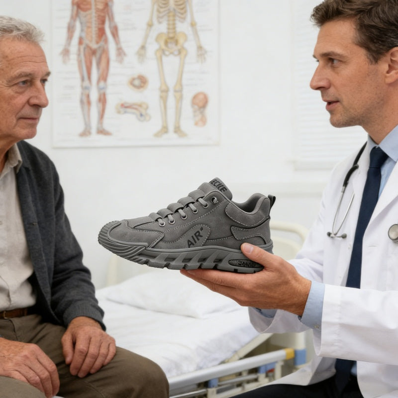 Suuperre® Premium usnjeni ortopedski čevlji | Ergonomsko oblikovani za lajšanje bolečin v hrbtu, kolenih in stopalih ter zagotavljajo izjemno udobje (ročno izdelani).