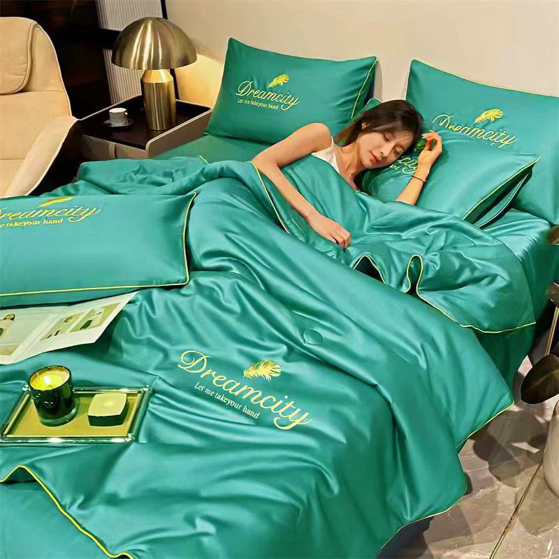 💎35% árcsökkentés🛏️2026 új, hűvös technológiájú ágyneműkészlet | Mosható és lélegző 💤☁️ Aludj, mintha a felhőkön feküdnél ！