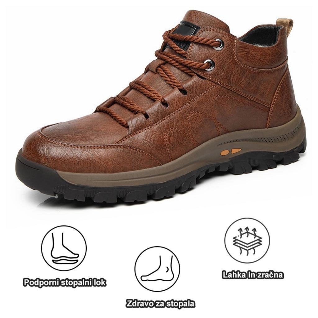 Suuperre® Premium usnjeni ortopedski čevlji | Ergonomsko oblikovani za lajšanje bolečin v hrbtu, kolenih in stopalih ter zagotavljajo izjemno udobje (ročno izdelani).