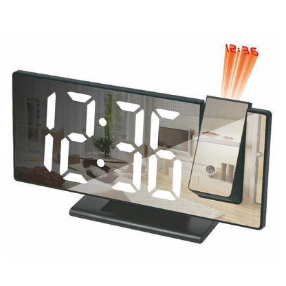 😁árcsökkentési akció⏰Multifunkciós LED Óra Tükör – Ébresztő + Vetítő + Hőmérséklet!