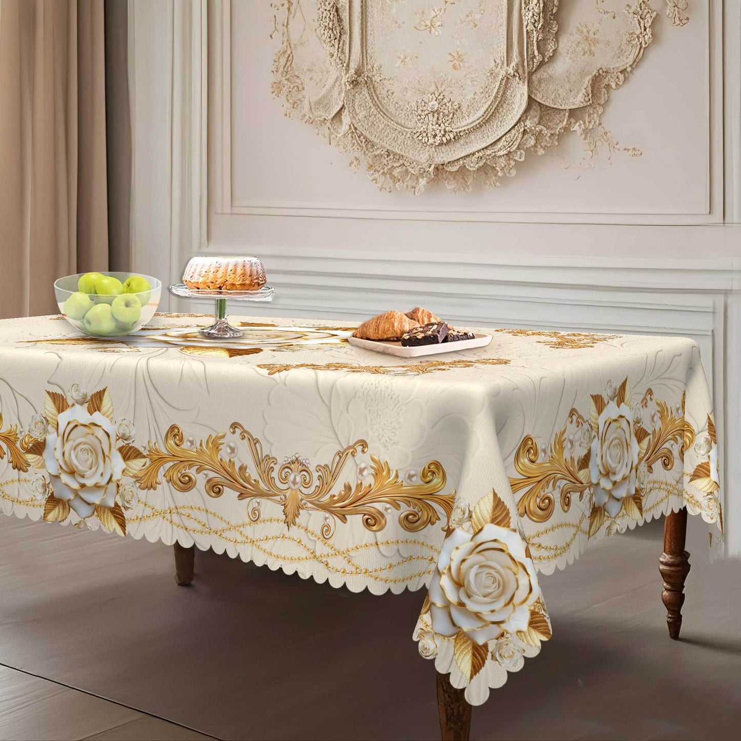 😜30% árcsökkentés🌸 Arany rózsa dombornyomott design – Vízálló, tartós és könnyen tisztítható!