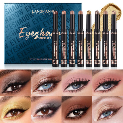 🔥1 vásárol 1 ingyen kap👀2 az 1-ben vízálló szemhéjfesték – smink 5 másodperc alatt! 8 árnyalat + highlighter!