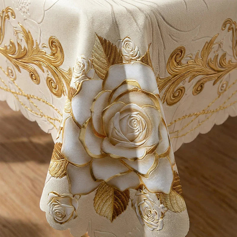 😜30% árcsökkentés🌸 Arany rózsa dombornyomott design – Vízálló, tartós és könnyen tisztítható!