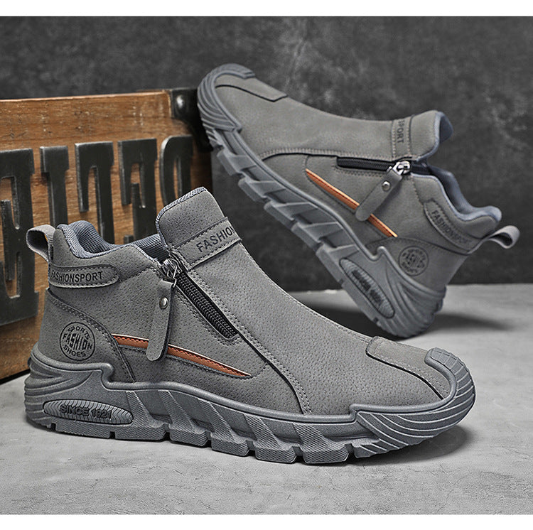 (⏰50% de descuento por tiempo limitado) Zapatos ortopédicos de gamuza para hombre, 👞 cosidos a mano, cómodos y antideslizantes ✅ Soporte de arco - Caminata cómoda