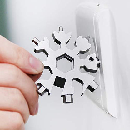 ⚙️18 az 1-ben multifunkciós hóeltakarító kulcs beépített giroszkóppal🔧