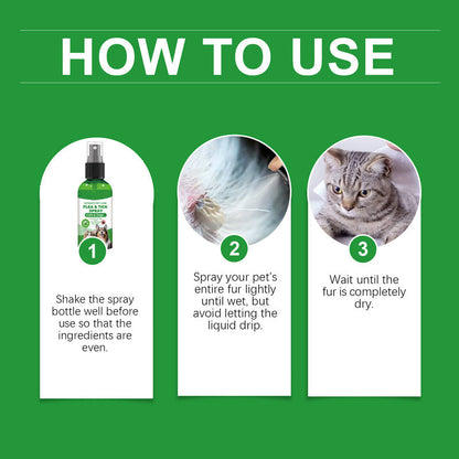 🔥1+1 ingyenes🌿Természetes bolha- és kullancsirtó spray🐾Borsmenta és teafaolajos kártevőriasztó spray – Nyugtatja az irritált bőrt, széles spektrumú védelem!