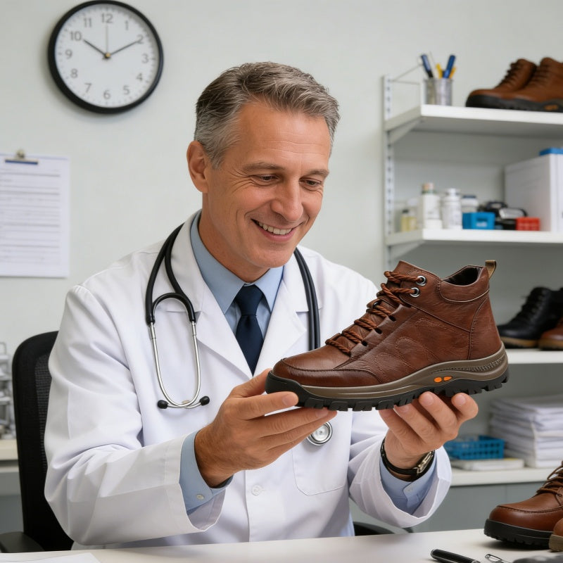 Suuperre® Premium usnjeni ortopedski čevlji | Ergonomsko oblikovani za lajšanje bolečin v hrbtu, kolenih in stopalih ter zagotavljajo izjemno udobje (ročno izdelani).