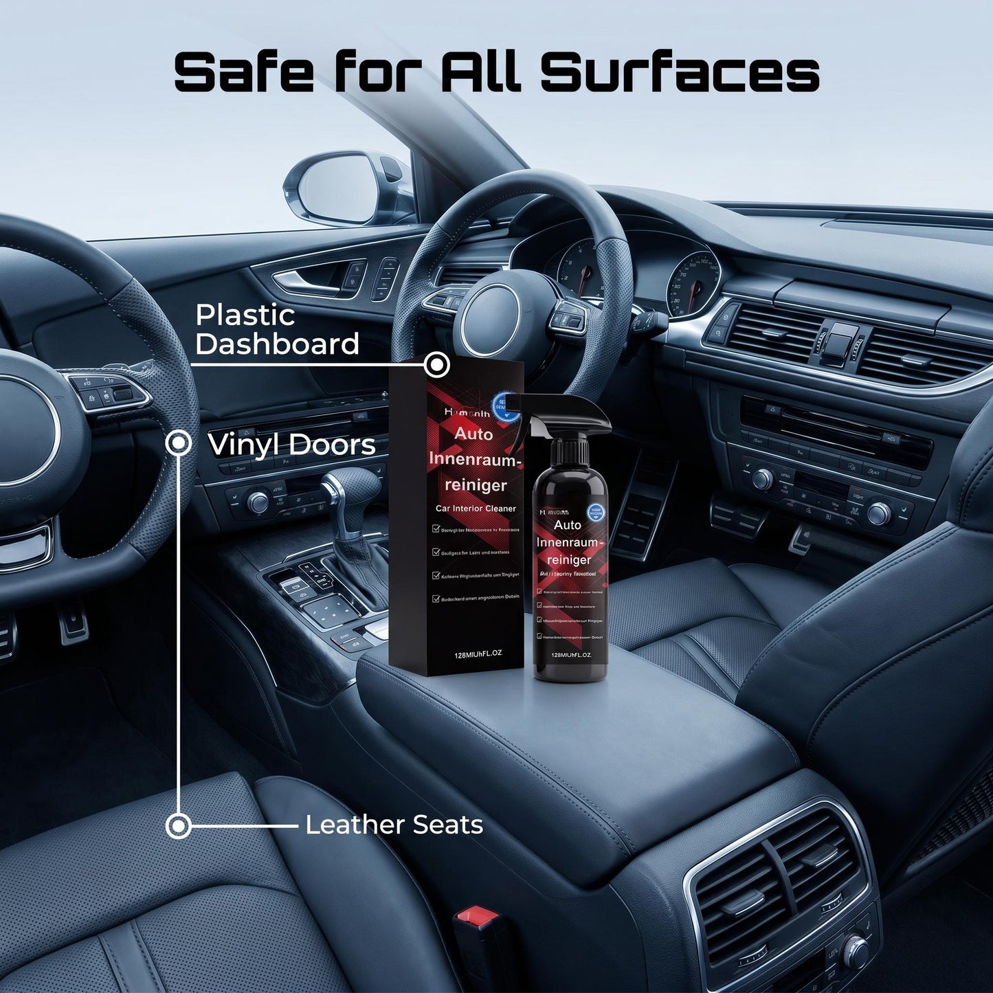 🚗 Többcélú tisztító spray járművek utasteréhez ✨