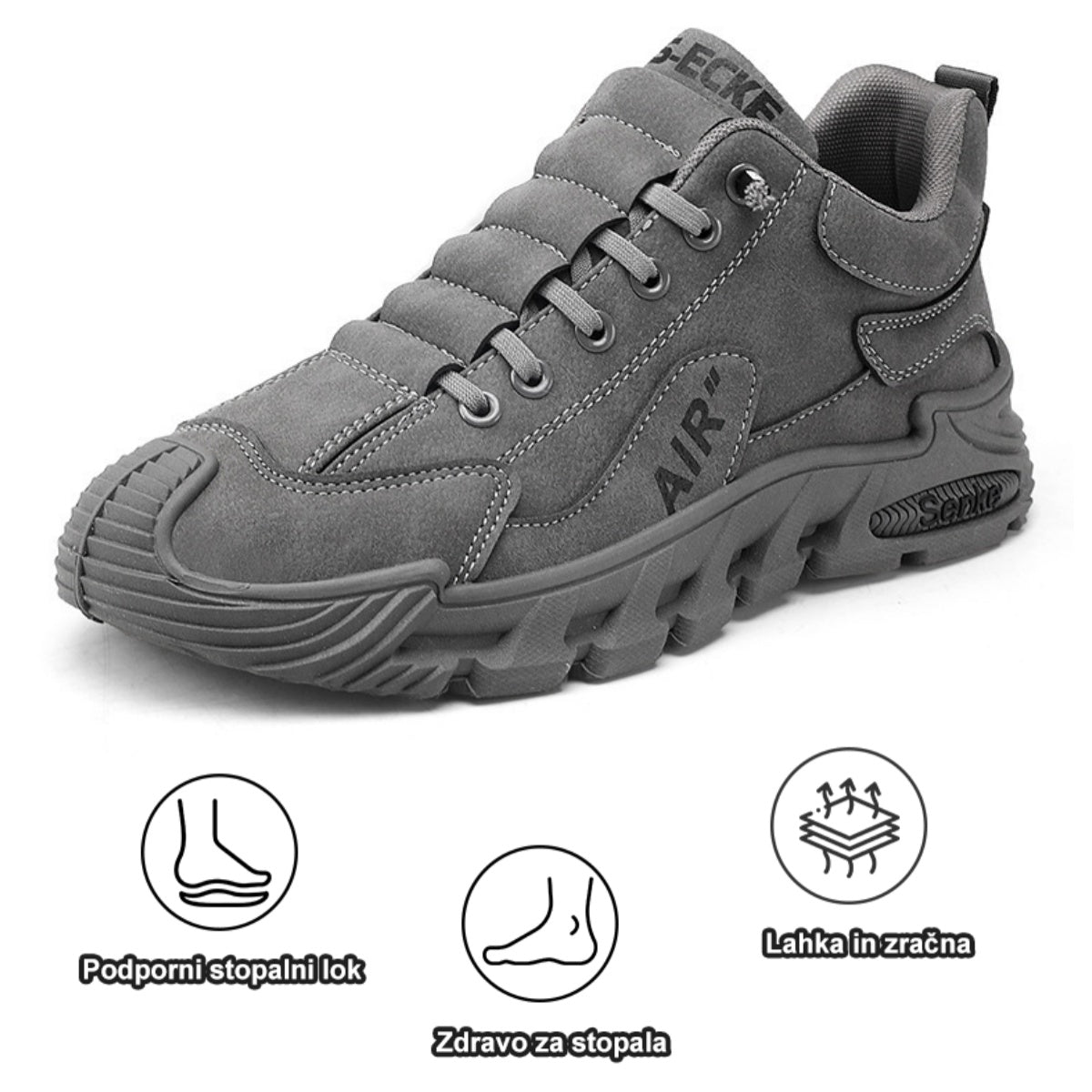 Suuperre® Premium usnjeni ortopedski čevlji | Ergonomsko oblikovani za lajšanje bolečin v hrbtu, kolenih in stopalih ter zagotavljajo izjemno udobje (ročno izdelani).