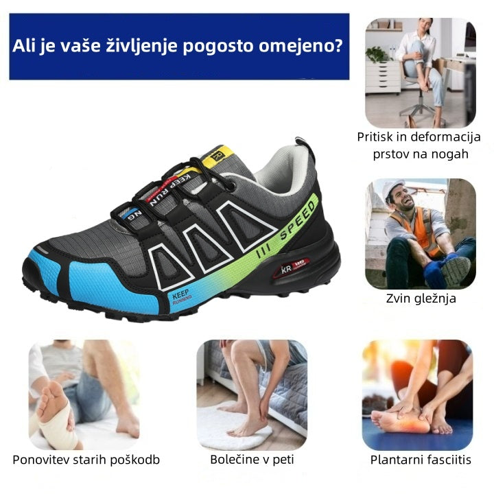 Ortopedski čevlji Suuperre® | Ergonomsko zasnovani za lajšanje bolečin v hrbtu, sklepih in stopalih ter zagotavljajo vrhunsko udobje (priporočajo zdravniki).