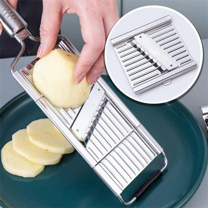 😁árcsökkentési akció🔪Német Tervezett Multifunkcionális Zöldségszeletelő – 80% Időt Takarít!