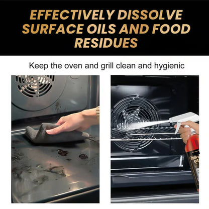 😀2 vásárol 1 ingyen kap🧼5 Percek Tisztítás! Sütő-Grilltisztító Spray – Zsír+Foltok Eltávolítása!