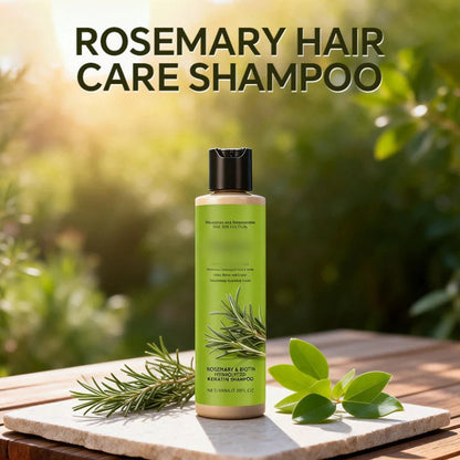🔥1+1 ingyenes✨ Keratinnal gazdag sampon🌿 Rozmaring & biotin sampon – Mély táplálás sérült hajhoz és száraz fejbőrre!