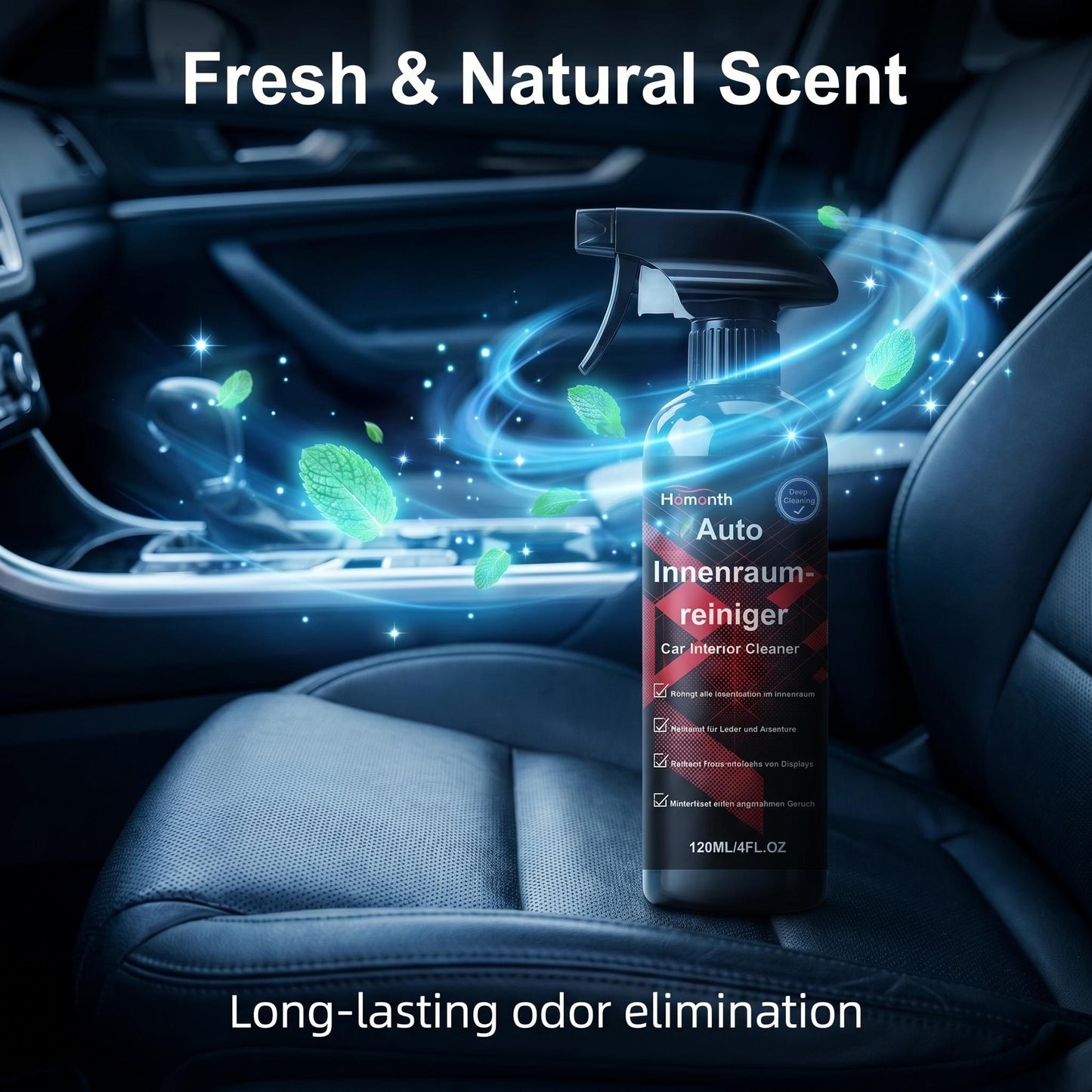 🚗 Többcélú tisztító spray járművek utasteréhez ✨