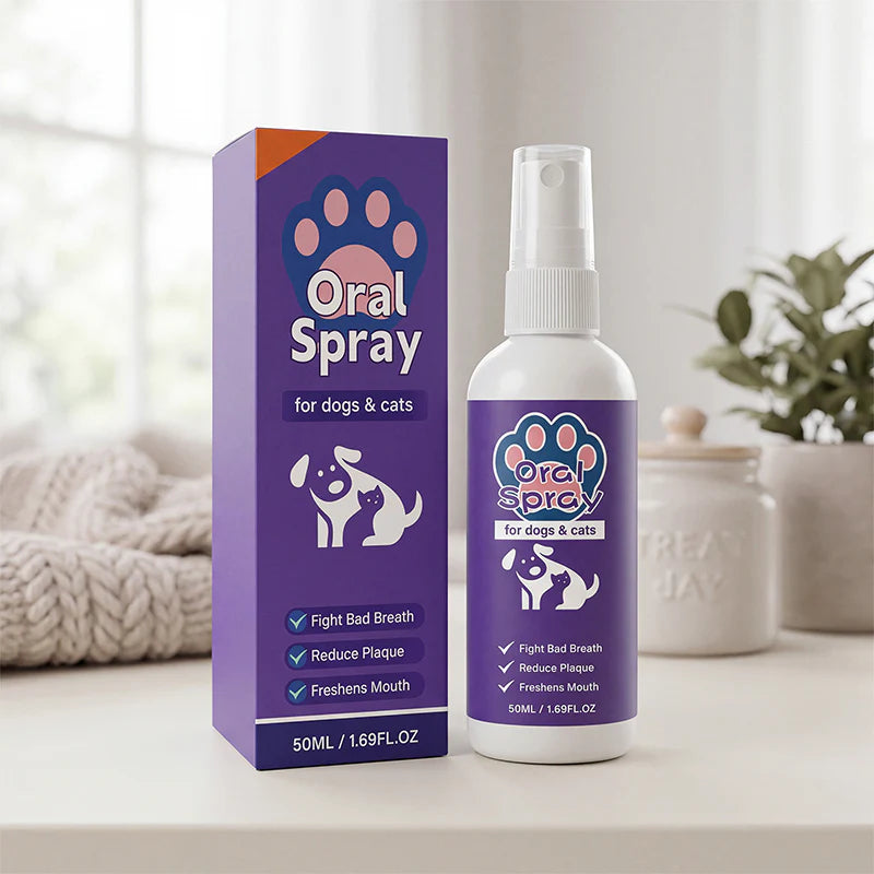 🎁 1+1 INGYEN (2 db) ✨ Szájspray friss leheletért kutyáknak és macskáknak 🐾-Időkorlátozott kedvezmény