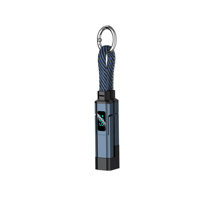 🔋 Töltőkábel kulcstartóval és 4 hüvelykes digitális kijelzővel 🔌
