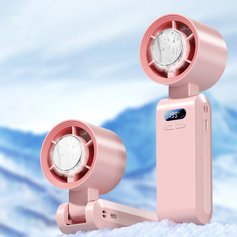 ❄️49% KEDVEZMÉNY!💨 Hordozható vízpermetes ventilátor – 3 sebességfokozat, hűtés vízpermet segítségével – Fizetés átvételkor ⚡✅