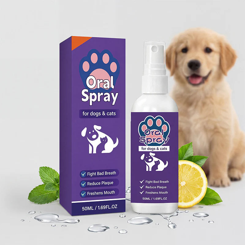 🎁 1+1 INGYEN (2 db) ✨ Szájspray friss leheletért kutyáknak és macskáknak 🐾-Időkorlátozott kedvezmény