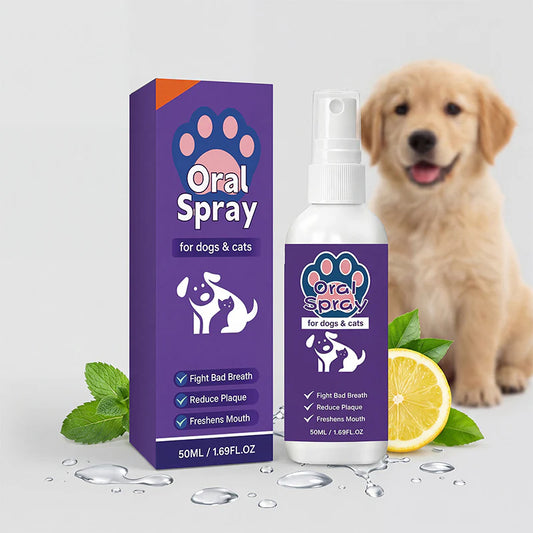 🎁 1+1 INGYEN (2 db) ✨ Szájspray friss leheletért kutyáknak és macskáknak 🐾-Időkorlátozott kedvezmény
