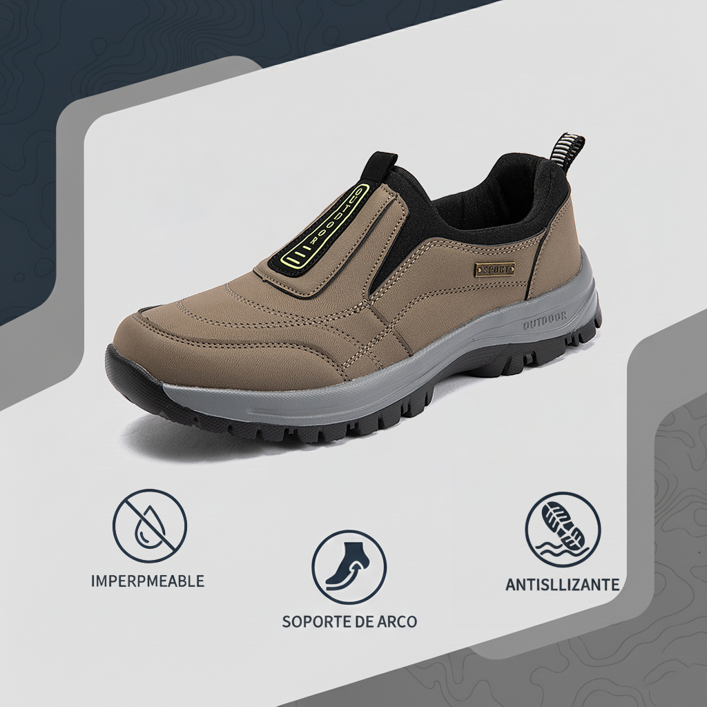 (🔥 50% de descuento - ¡No te lo pierdas!) Zapatos casuales para exteriores para hombre: mocasines deportivos de gamuza transpirables y antideslizantes, adecuados para caminar, soporte de arco, caminata fácil.