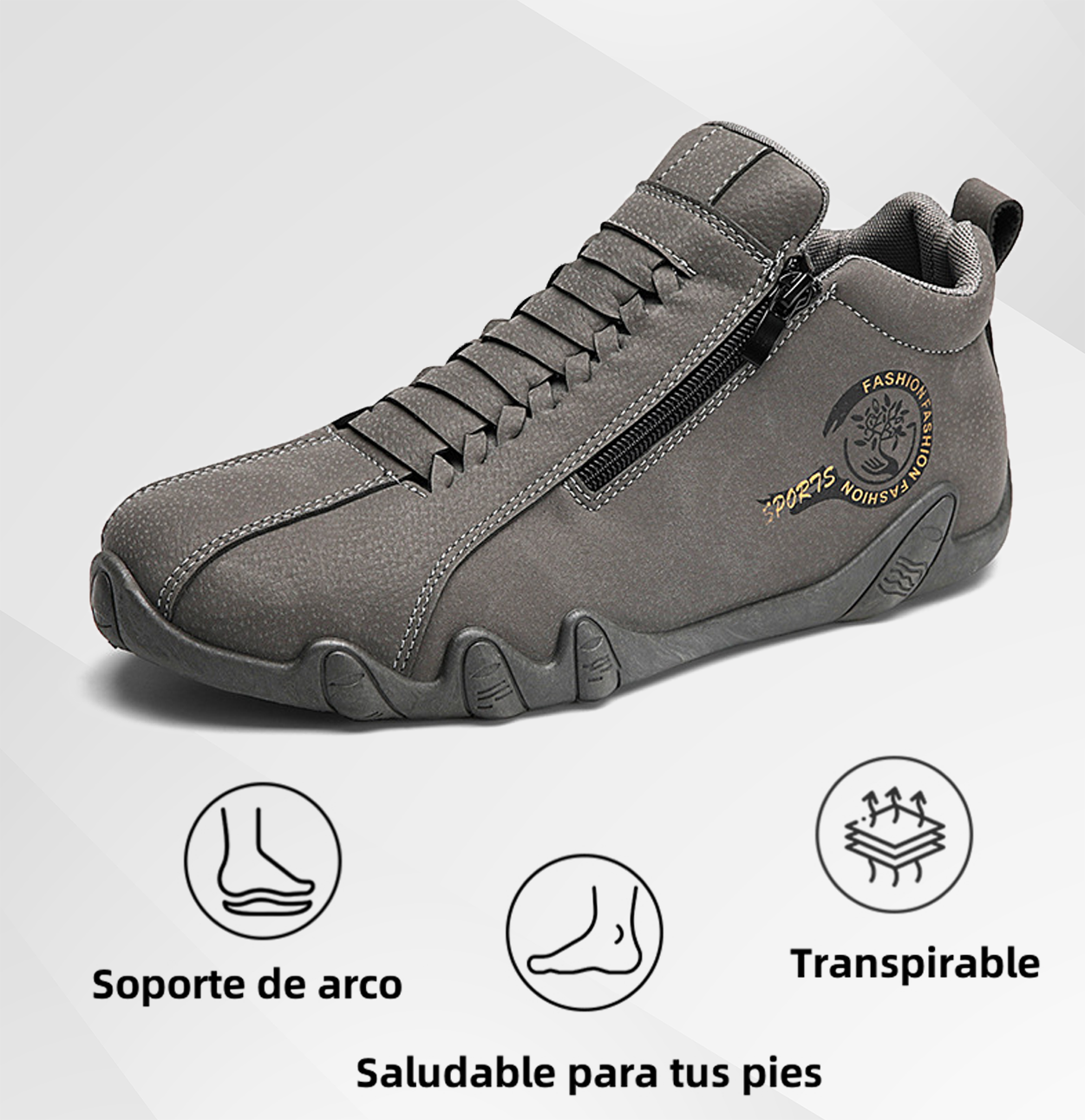 (⏰50% de descuento por tiempo limitado)🐂 Zapatos ortopédicos para hombre, hechos de auténtica piel de vaca australiana👞 cosidos a mano, impermeables y antideslizantes✅ soporte de arco - caminata cómoda