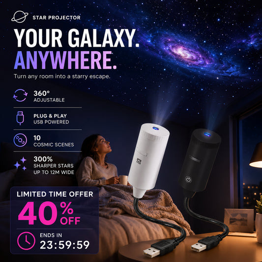 ✨Plug-and-Play HD csillagvetítő🌌