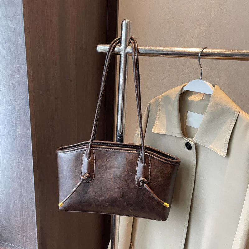 🎁Ingyenes ajándék-medálja🔥Kedvezményes ár👜 Vintage PU válltáska – Időtálló elegancija minden napra!