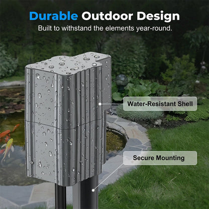 🫧 Napelemes kerti szellőző légszivattyúval 🐟