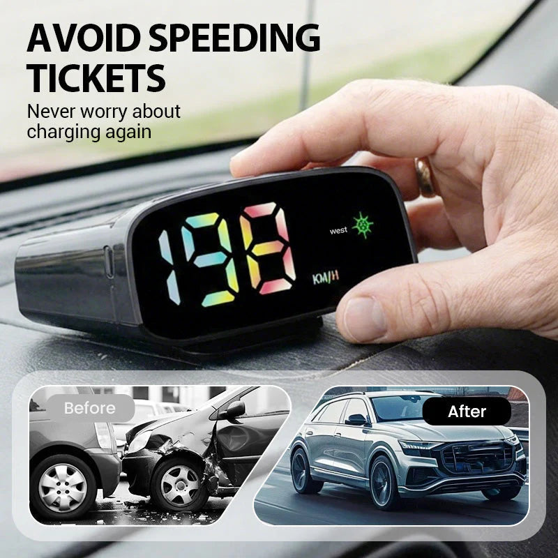 🕰Féláron korlátozott ideig🚘Napenergiás HUD kijelző – biztonságosabb és okosabb vezetés！