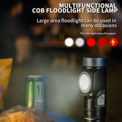 🔦 90°-ban forgatható LED-es fejlámpa és zseblámpa 🏕️