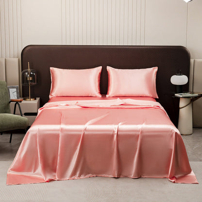🛏️ Egyszínű szatén ágynemű ✨