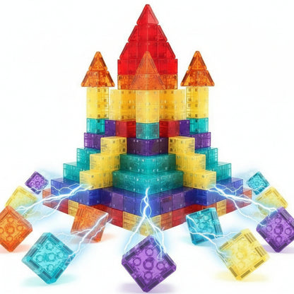🧱 Mágneses építőelemek gyerekeknek 🏰