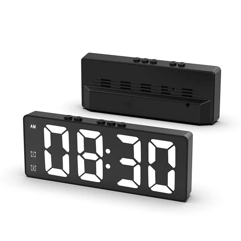 ⏰ Minimalista digitális ébresztőóra hálószobába és irodába 🕰️