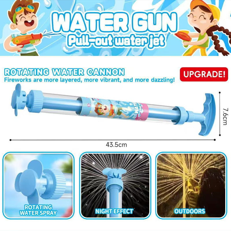 🔫 🌈Világos szivárványos LED-es vízipisztoly 💦✨