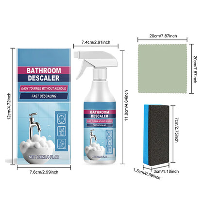 🚿 All-in-One fürdőszoba tisztító spray – makacs koszra | Vízkőoldó, penészgátló, antibakteriális – Gyors hatás 🧼✨