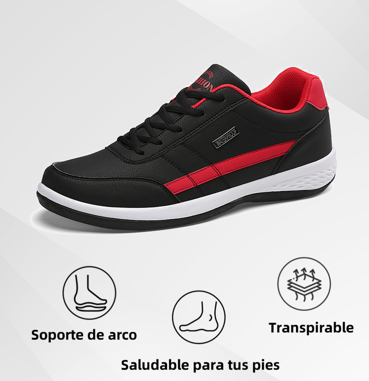 (🔥Oferta por tiempo limitado con 50 % de descuento, ¡no te la pierdas!) - Zapatos deportivos ortopédicos suaves y cómodos (soporte de arco, impermeables y antideslizantes)