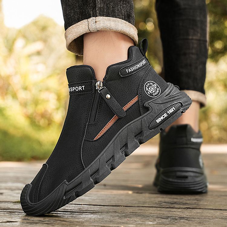 (⏰50% de descuento por tiempo limitado) Zapatos ortopédicos de gamuza para hombre, 👞 cosidos a mano, cómodos y antideslizantes ✅ Soporte de arco - Caminata cómoda