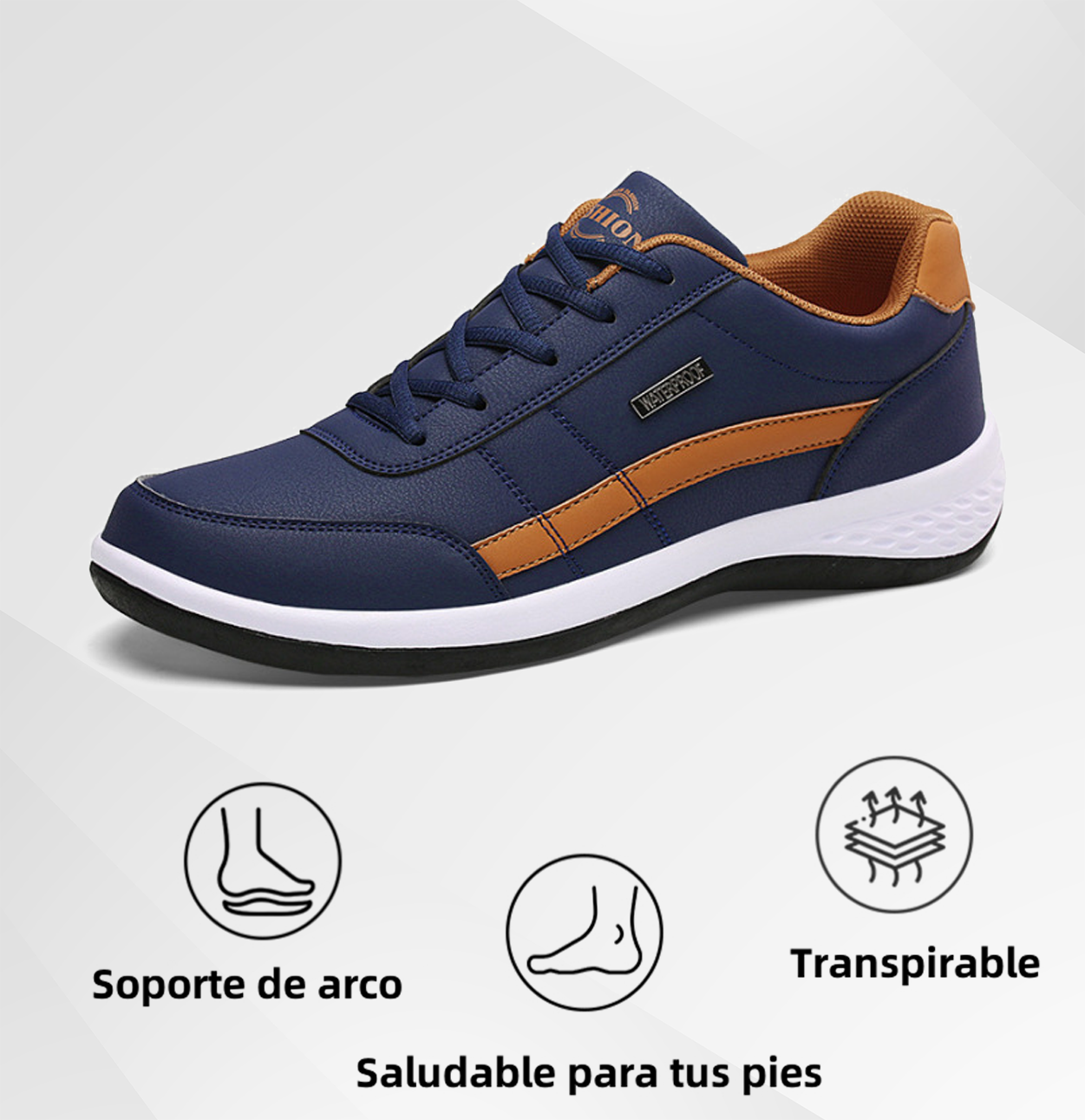 (🔥Oferta por tiempo limitado con 50 % de descuento, ¡no te la pierdas!) - Zapatos deportivos ortopédicos suaves y cómodos (soporte de arco, impermeables y antideslizantes)